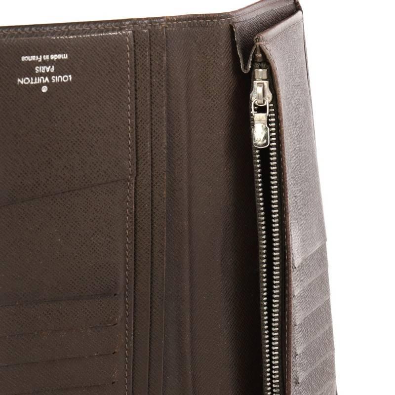 Louis Vuitton Brazza Wallet Taiga Leather 1