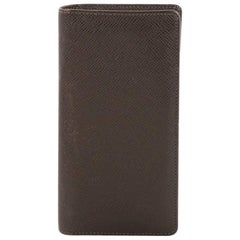 Louis Vuitton Brazza Wallet Taiga Leather