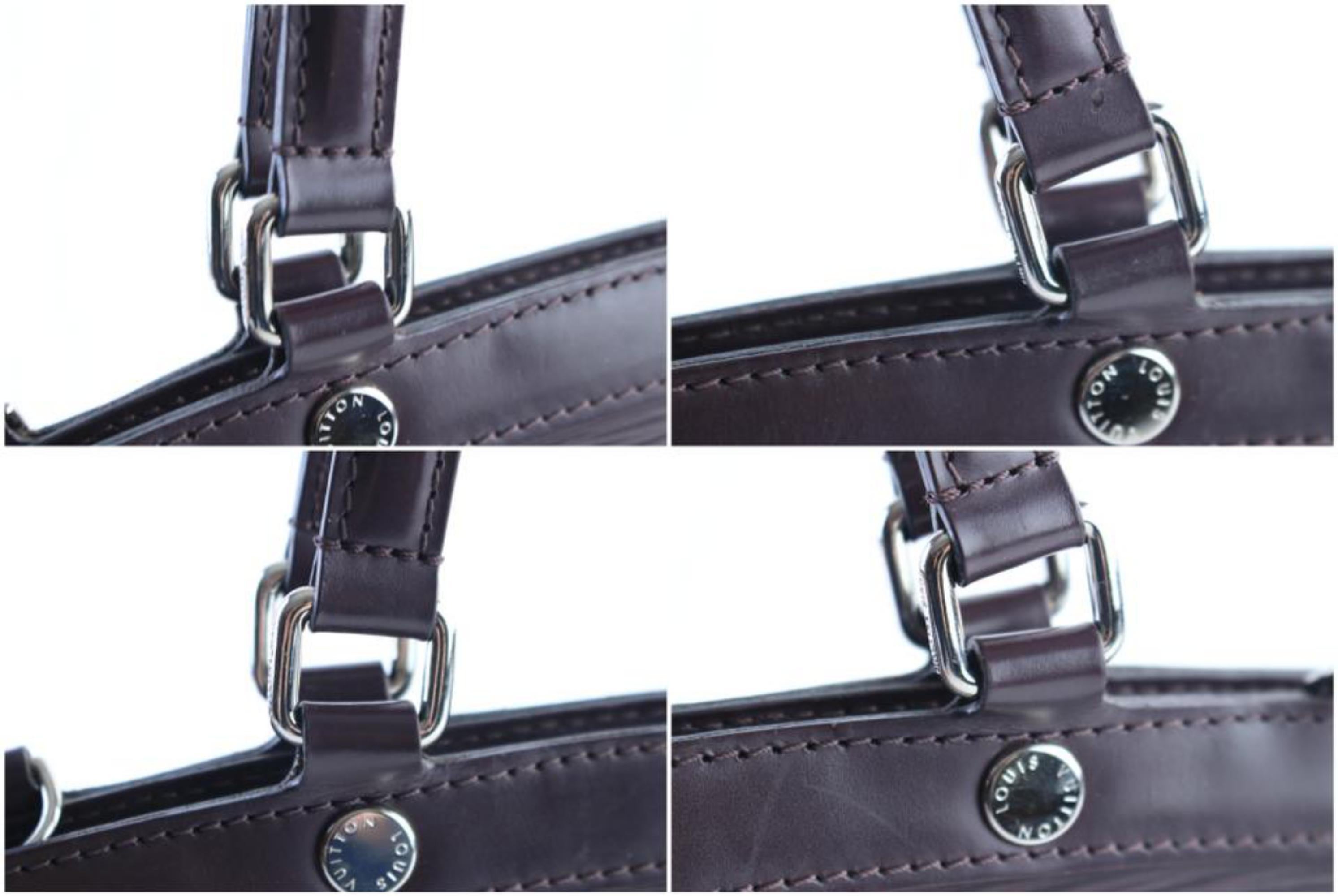 Louis Vuitton Brea Epi 2way 20lr0426 Quetsche Plum Leather Satchel For Sale 5