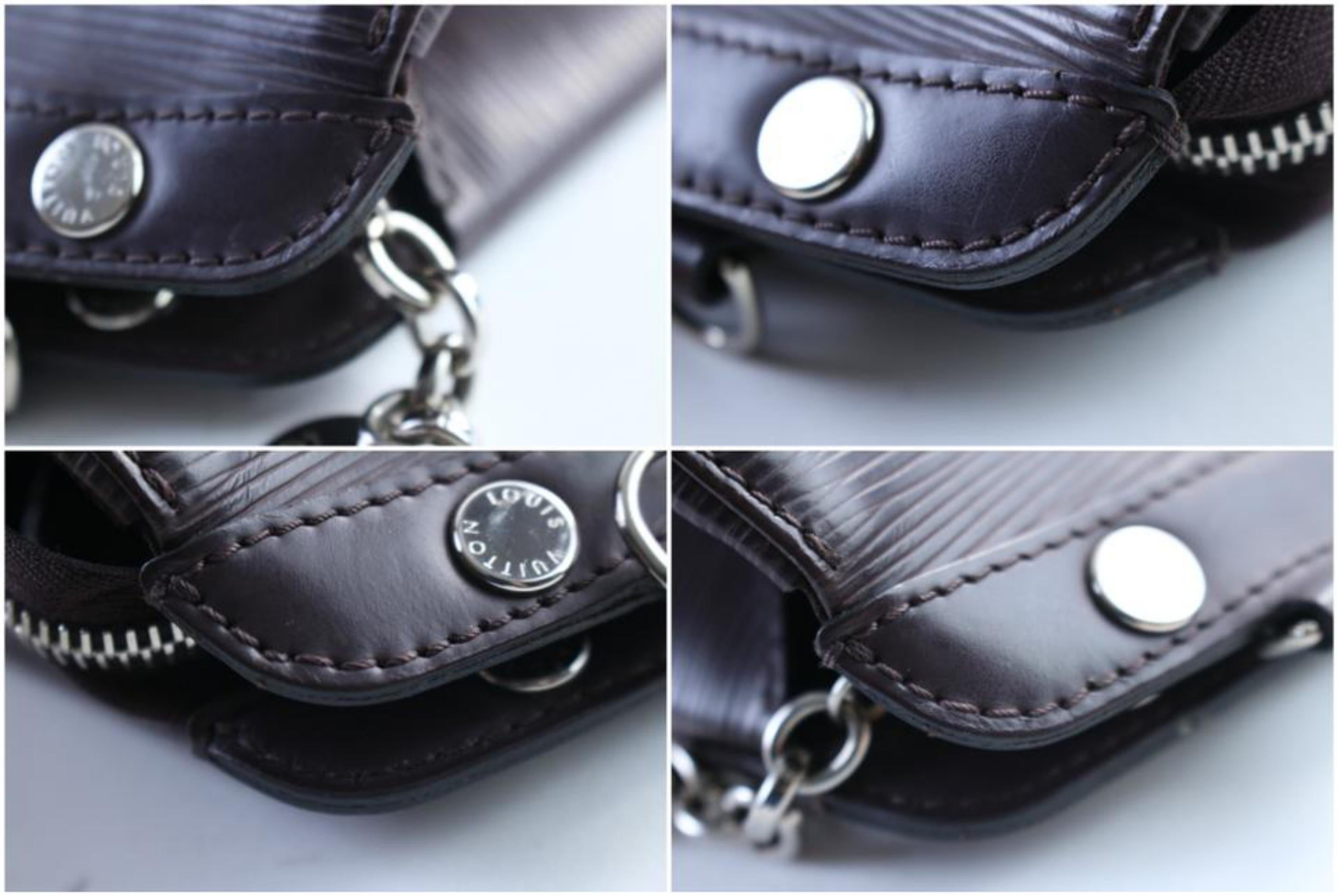 Louis Vuitton Brea Epi 2way 20lr0426 Quetsche Plum Leather Satchel For Sale 1