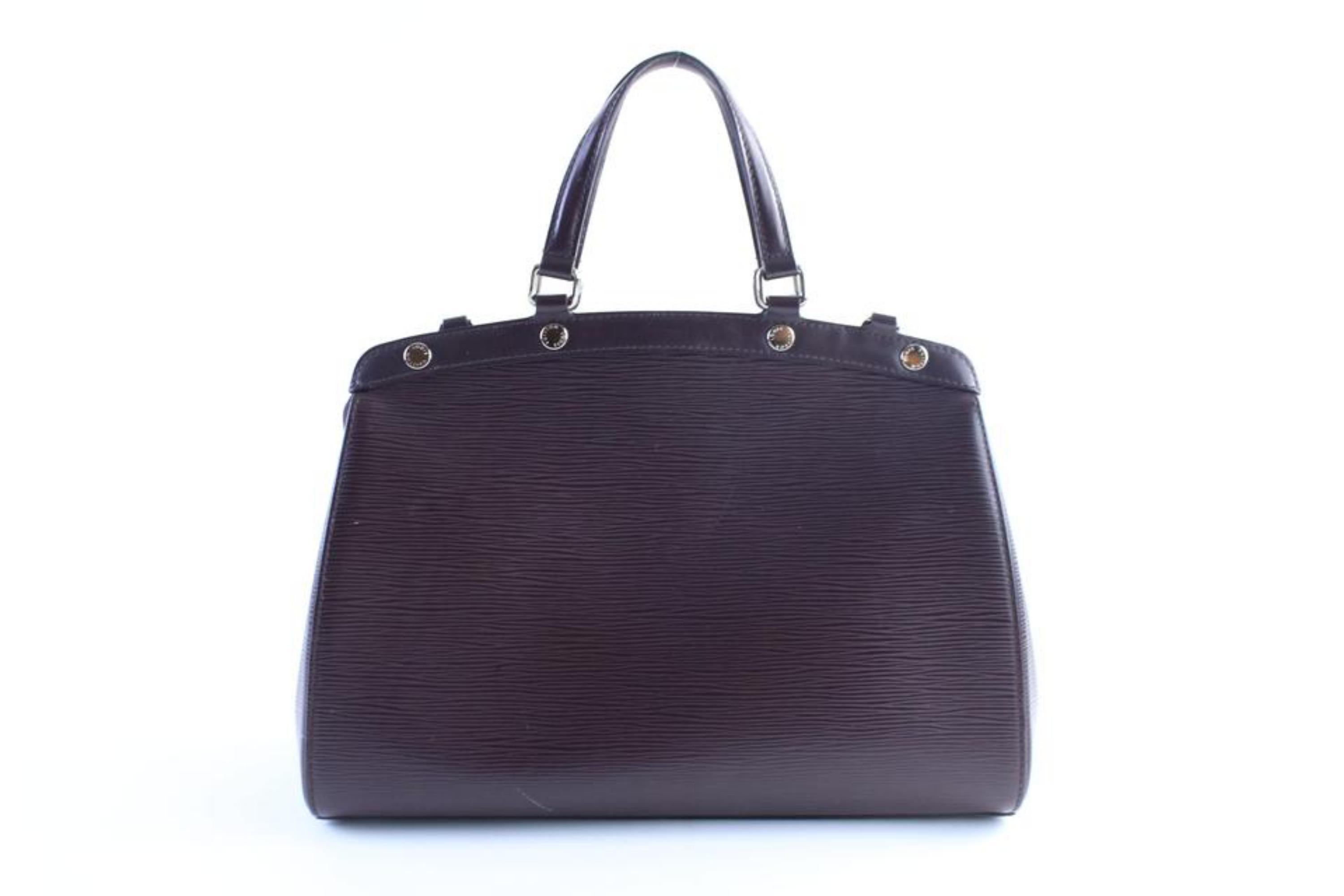 Louis Vuitton Brea Epi 2way 20lr0426 Quetsche Plum Leather Satchel For Sale 2