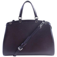 Vintage Louis Vuitton Brea Epi 2way 20lr0426 Quetsche Plum Leather Satchel