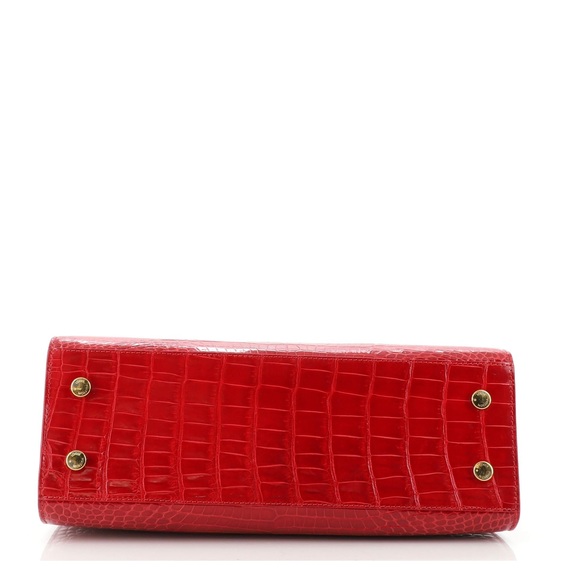 Louis Vuitton Brea Handbag Crocodile MM In Good Condition In NY, NY