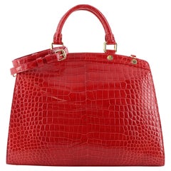 Louis Vuitton Brea Handbag Crocodile MM