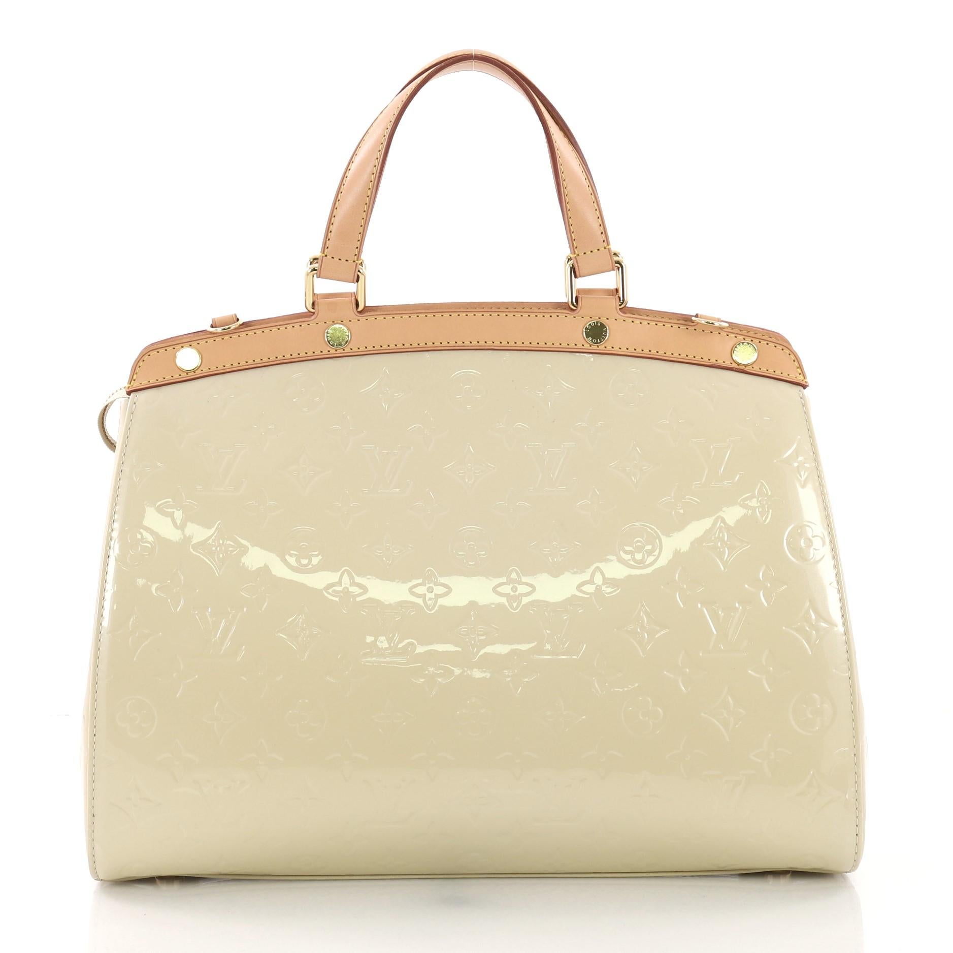 Louis Vuitton Brea Handbag Monogram Vernis GM In Good Condition In NY, NY