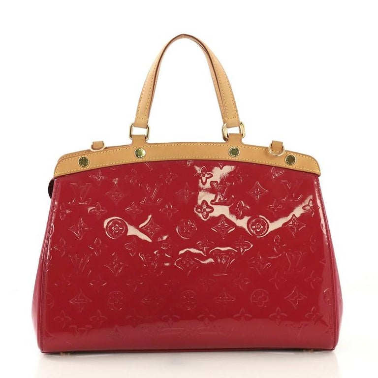 Louis Vuitton Montaigne Handbag Monogram Vernis MM at 1stDibs