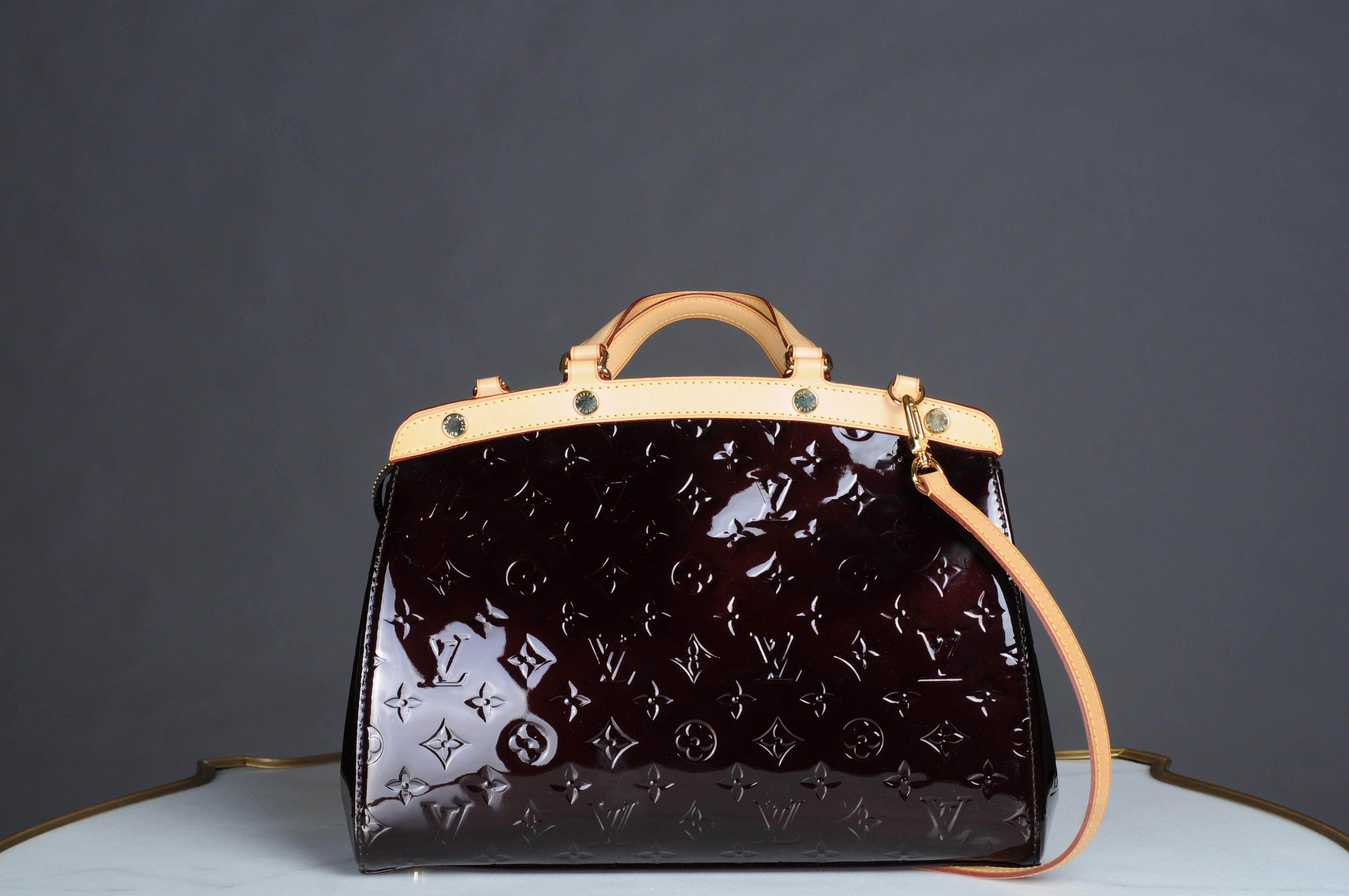 Louis Vuitton Brea MM Bordeaux Amarante, Amarante  im Angebot 2