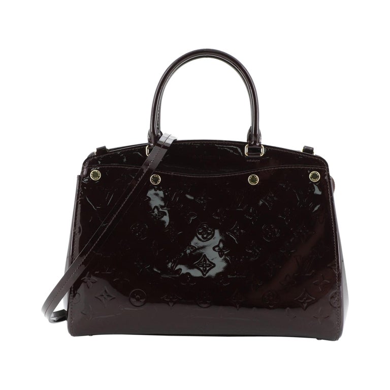 Louis Vuitton Brea NM Handbag Monogram Vernis MM For Sale at 1stdibs