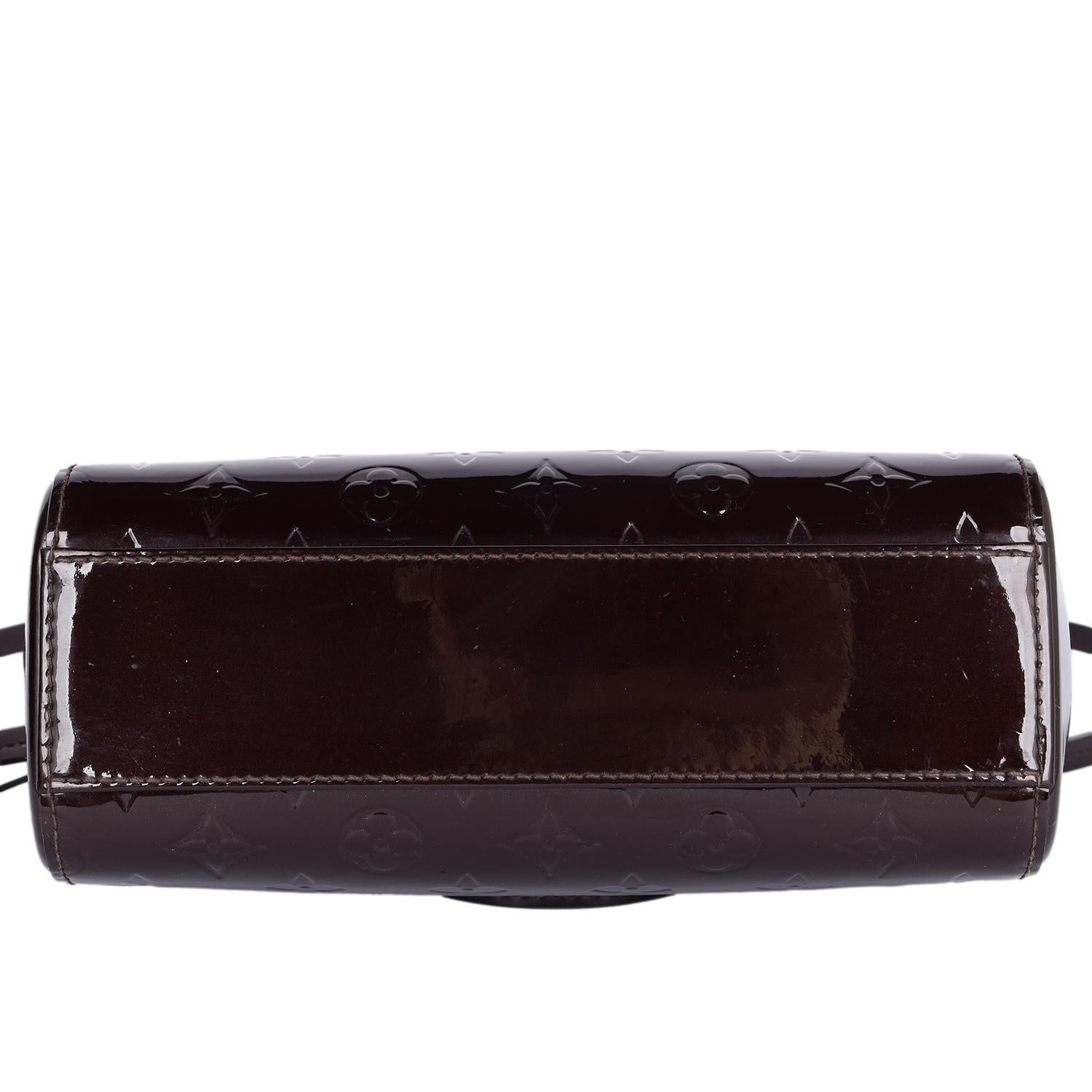 LOUIS VUITTON Brea NM PM Vernis Leather Amarante 6
