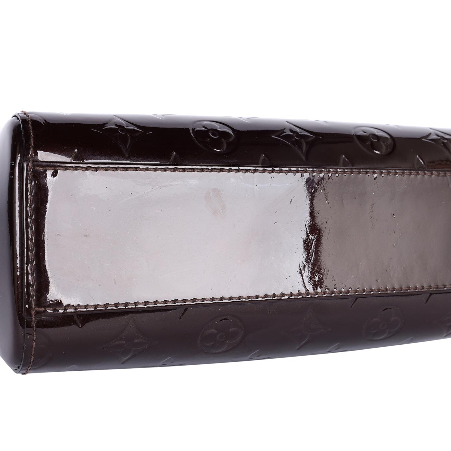 LOUIS VUITTON Brea NM PM Vernis Leather Amarante 7