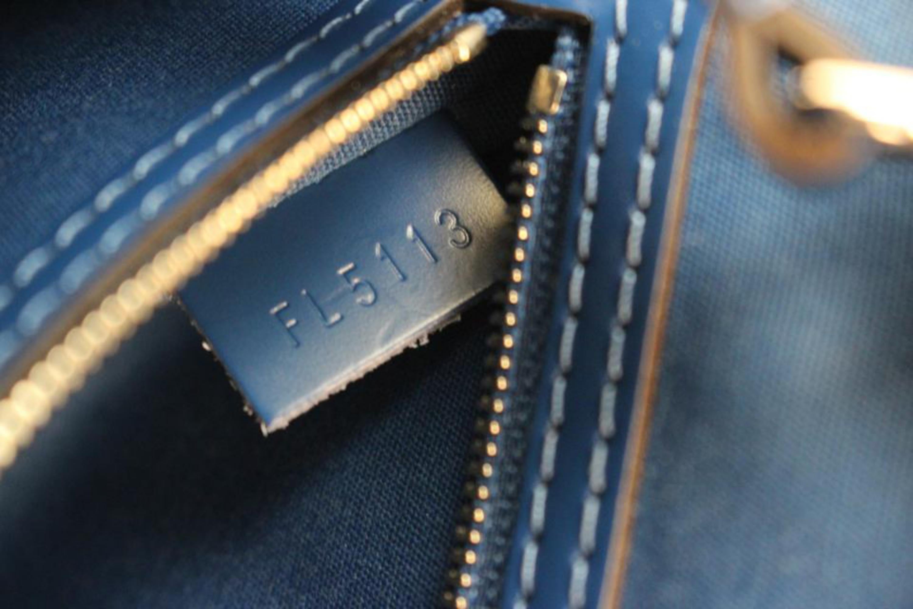 Louis Vuitton Brea Saphir Epi 2way 34lvty51717 Blue Leather Shoulder Bag For Sale 5