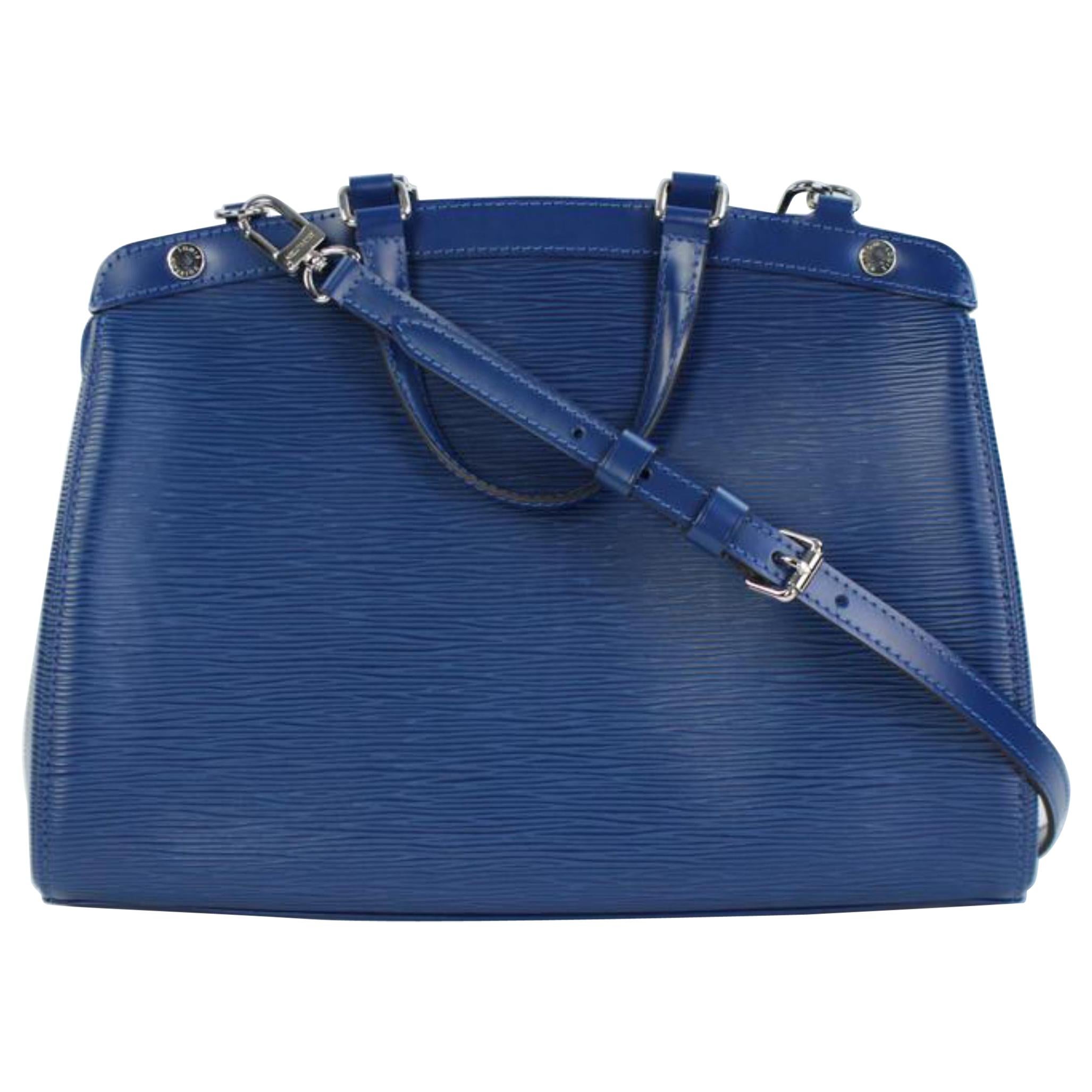 Louis Vuitton Brea Saphir Epi 2way 34lvty51717 Blue Leather Shoulder Bag For Sale