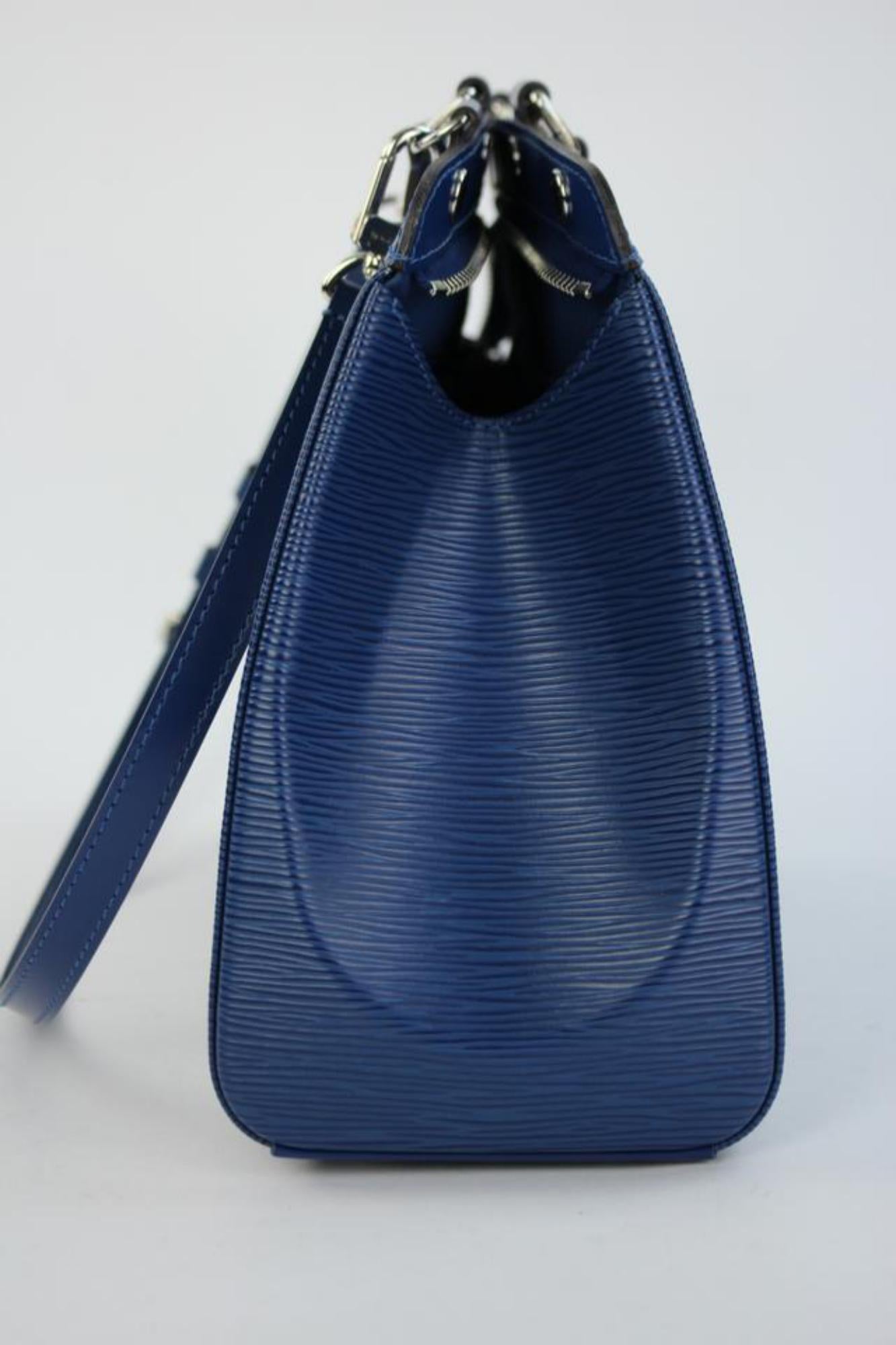 Louis Vuitton Brea Saphir Epi 2way 34lvty51717 Blue Leather Shoulder Bag For Sale 1