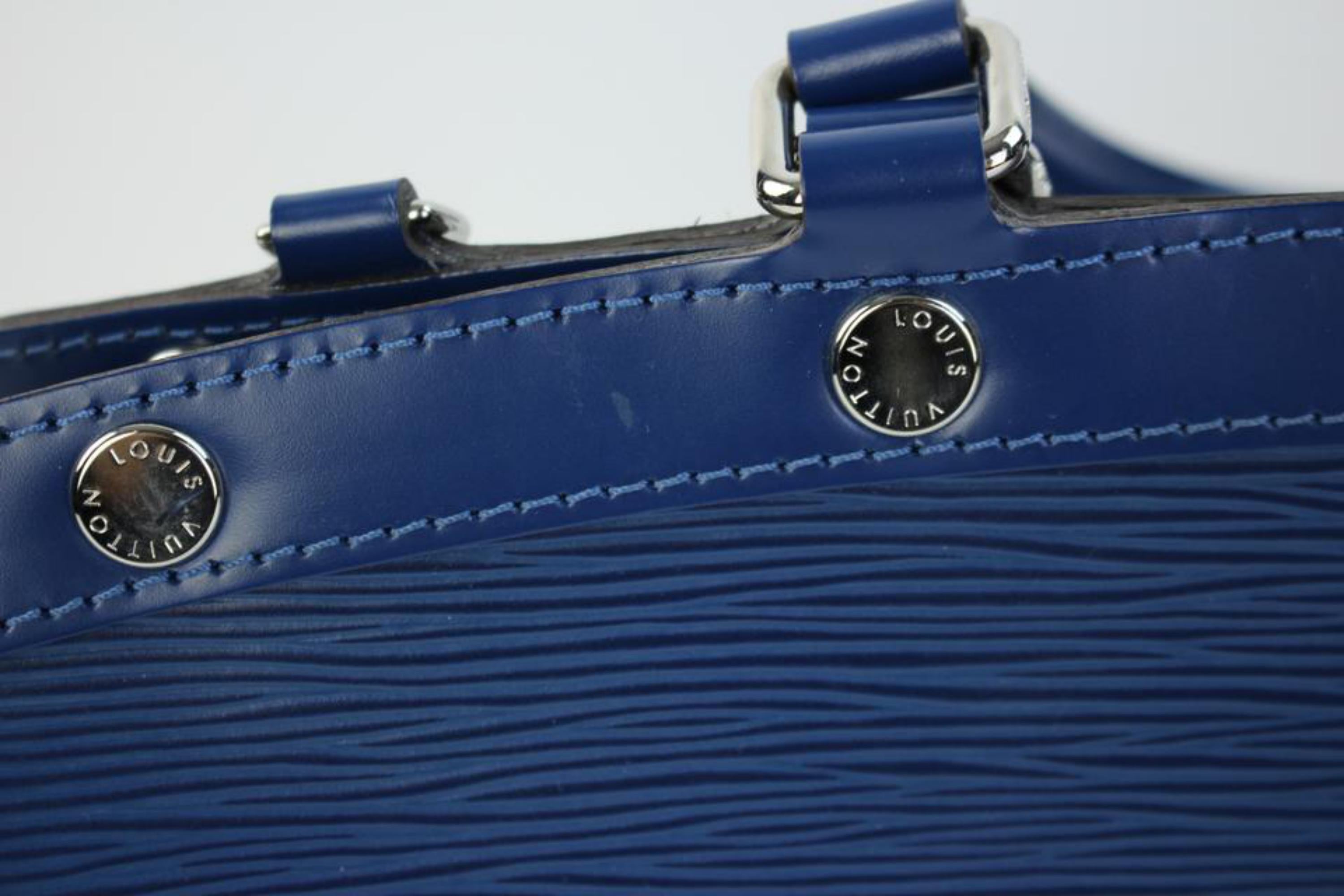 Louis Vuitton Brea Saphir Epi 2way 34lvty51717 Blue Leather Shoulder Bag For Sale 2