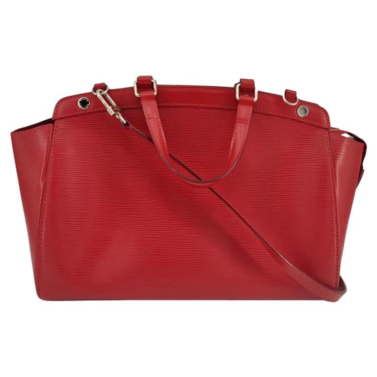 LOUIS VUITTON Bréa Shoulder bag in Red Leather