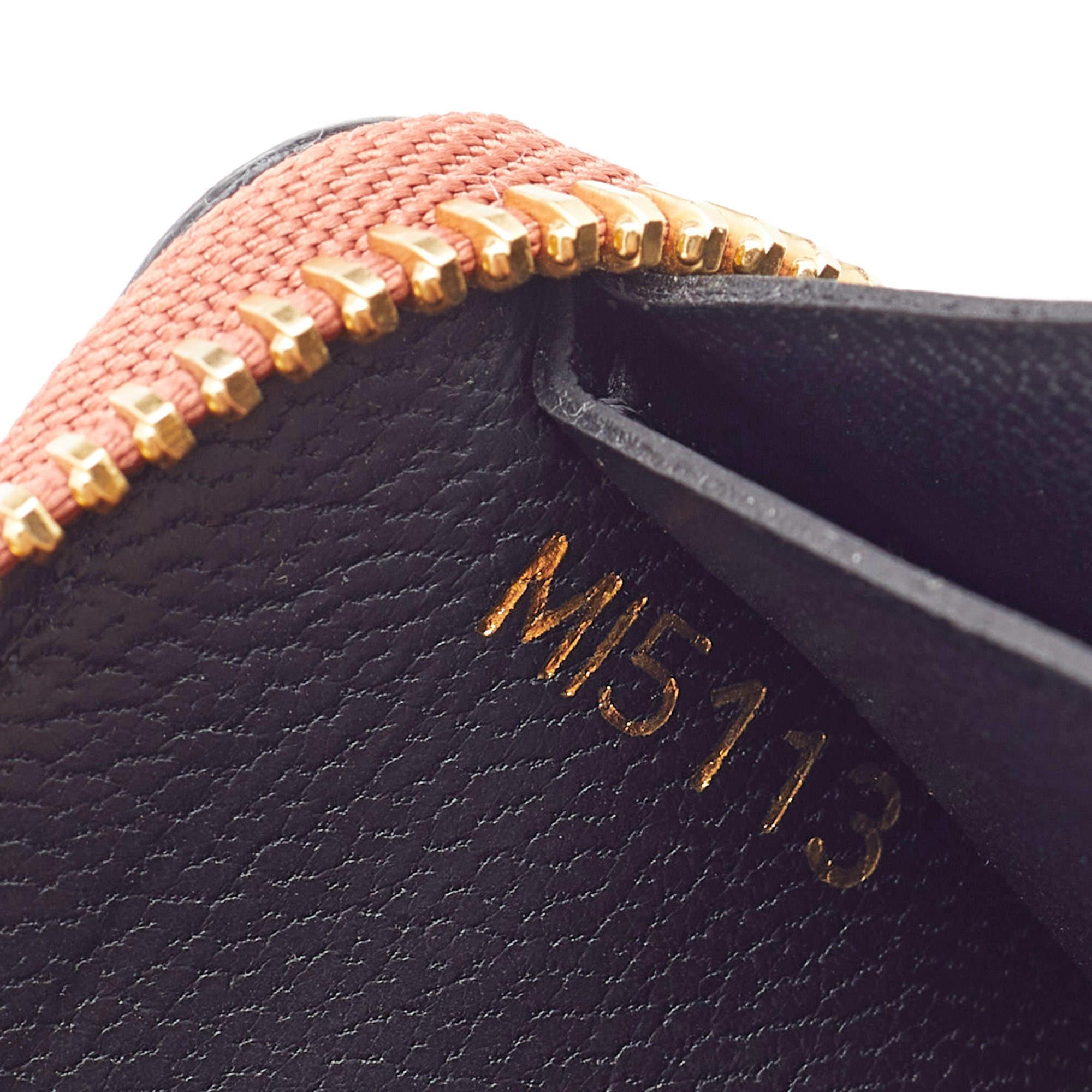 Louis Vuitton Brick Red Leather Article De Voyage Zippy Wallet 6