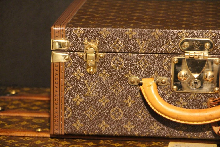 Brown Louis Vuitton Briefcase, Louis Vuitton Super President Case, Vuitton Suitcase For Sale