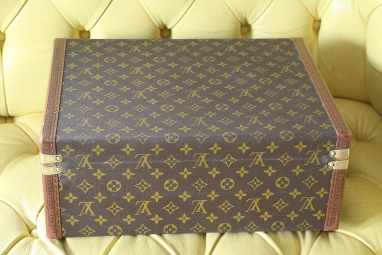 Louis Vuitton Monogram Super President Suitcase Business Bag Trunk Vin