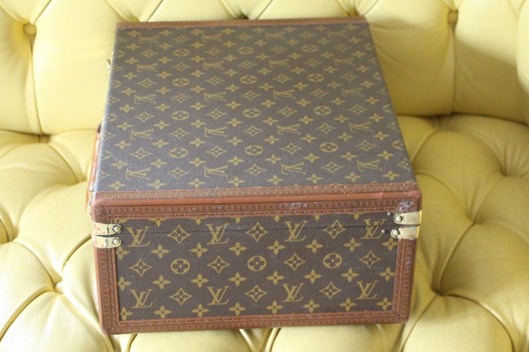Louis Vuitton Monogram Super President Suitcase Business Bag Trunk