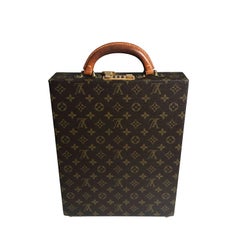 Louis Vuitton Briefcase Monogram Canvas Travel Bag with Combination Lock Vintage
