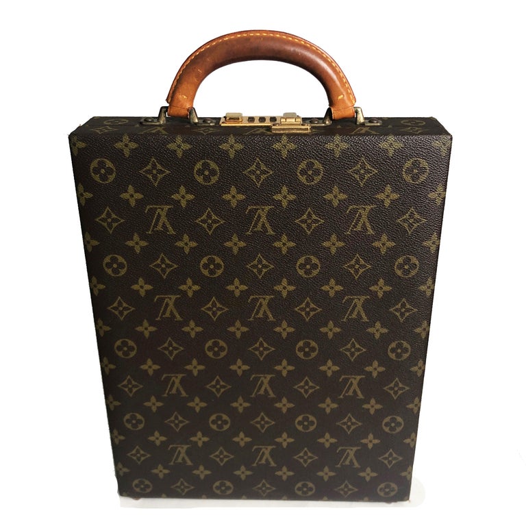 Louis Vuitton Briefcase Monogram Canvas Travel Bag with Combination