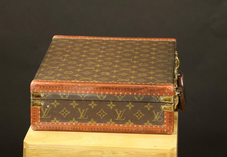 Sold at auction Louis Vuitton President Monogram Briefcase Auction Number  2698B Lot Number 488