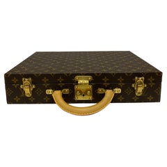 Louis Vuitton Briefcase with Cowhide Inserts And Golden Hardware