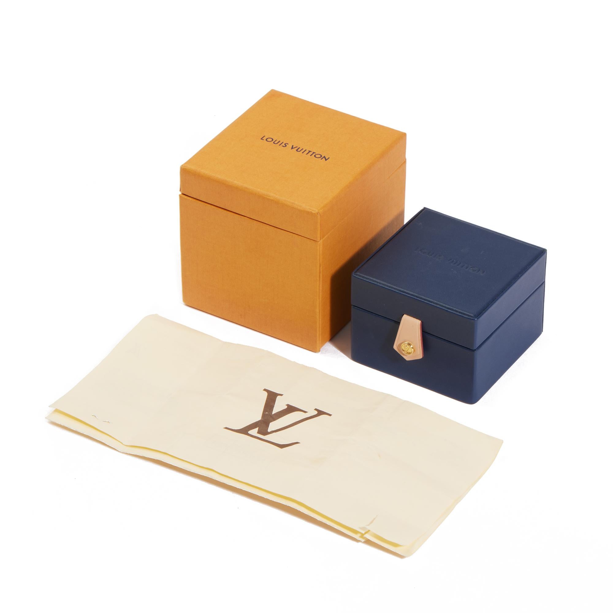 Taglio brillante Louis Vuitton Anello Les Ardentes in oro bianco 18 ct con diamante a taglio brillante in vendita