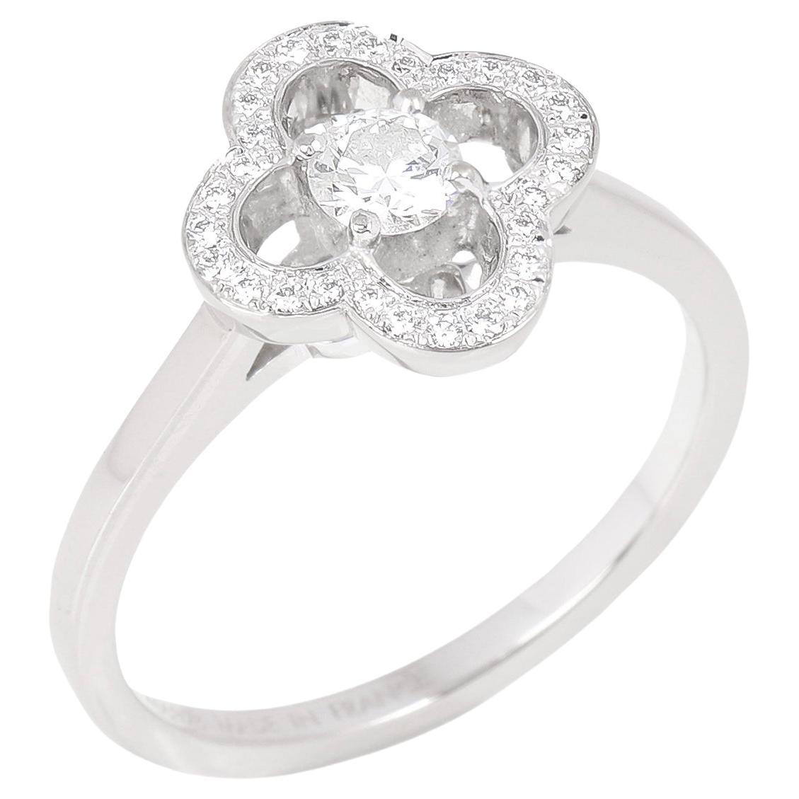 Louis Vuitton Brilliant Cut Diamond 18ct White Gold Les Ardentes Ring