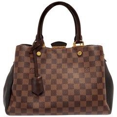 Louis Vuitton Brittany Brown Damier Ebene Hand Bag