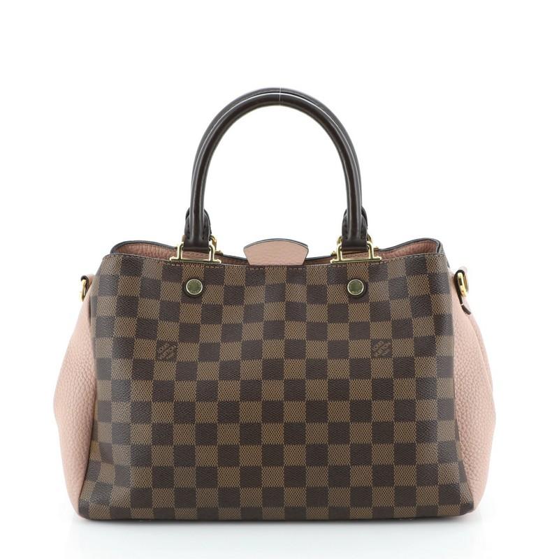 Black Louis Vuitton Brittany Handbag Damier