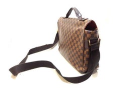Louis Vuitton Broadway Damier Ebene 219916 Brown Canvas Messenger Bag