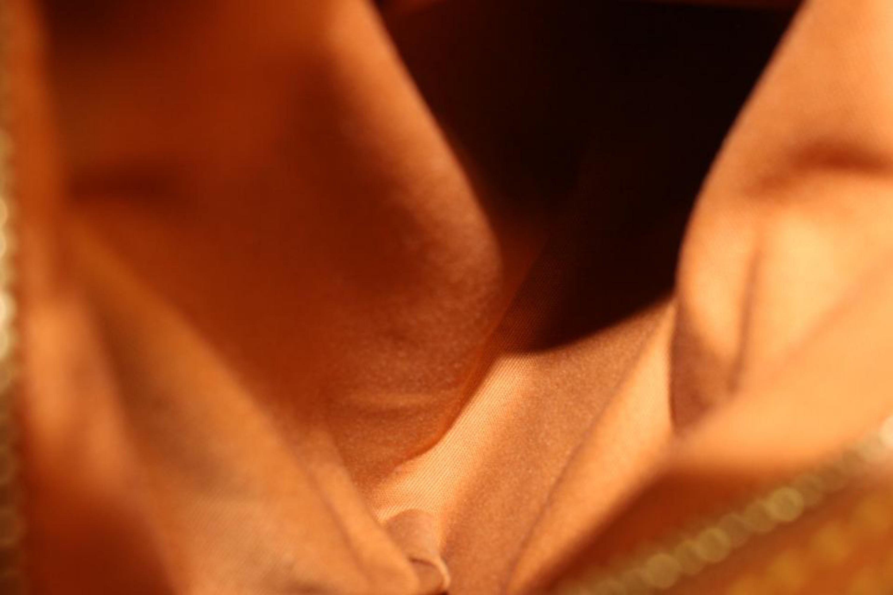 Louis Vuitton Bronze Copper Monogram Vernis Reade MM Tote bag 94lz52s 1