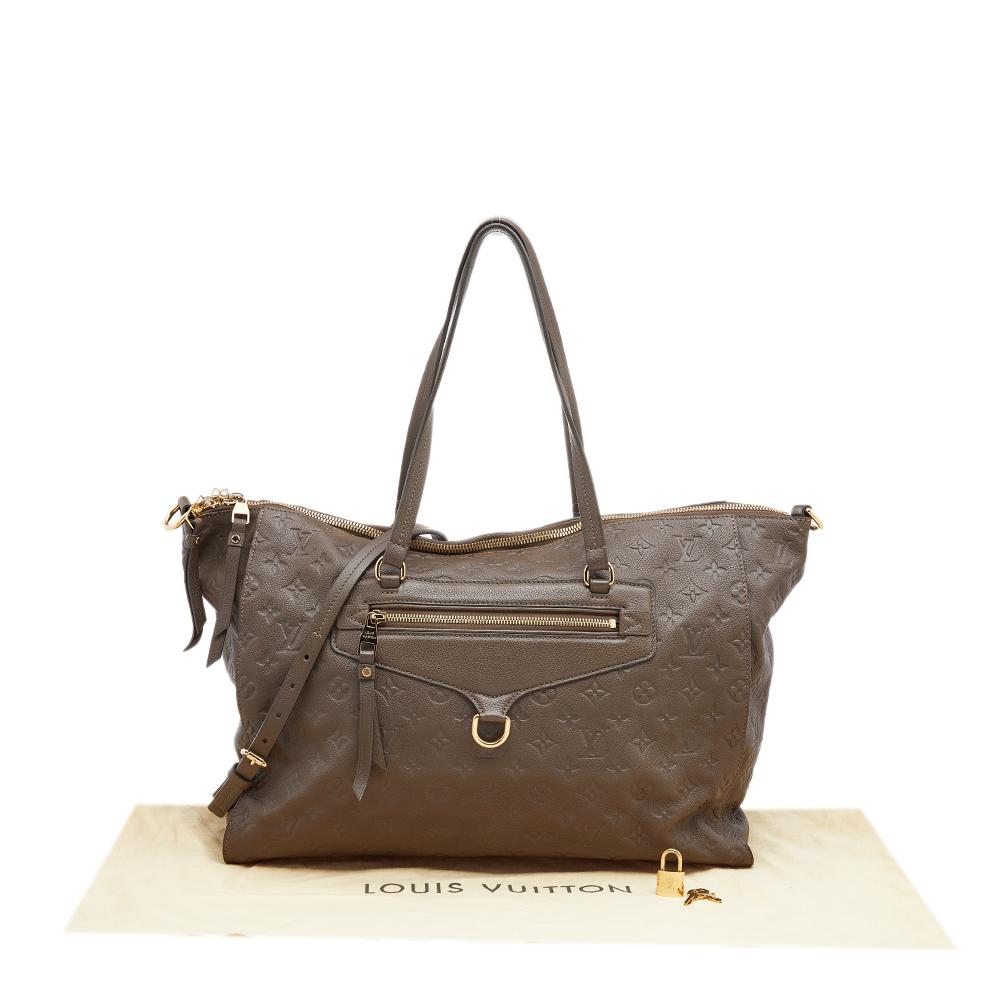 Louis Vuitton Bronze Monogram Empreinte Leather Lumineuse GM Bag 4