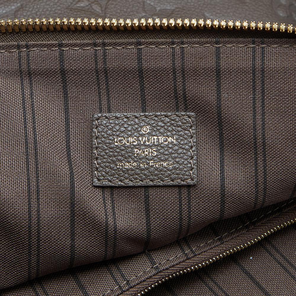 Brown Louis Vuitton Bronze Monogram Empreinte Leather Lumineuse GM Bag