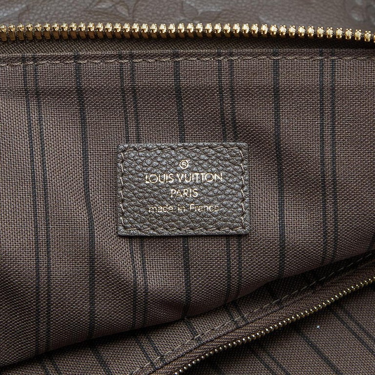 LOUIS VUITTON Women's Lumineuse GM Monogram Empreinte Leather in Brown