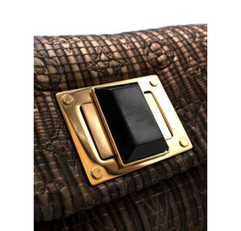 Louis Vuitton Limited Edition Black/Gold Monogram Jacquard Altair