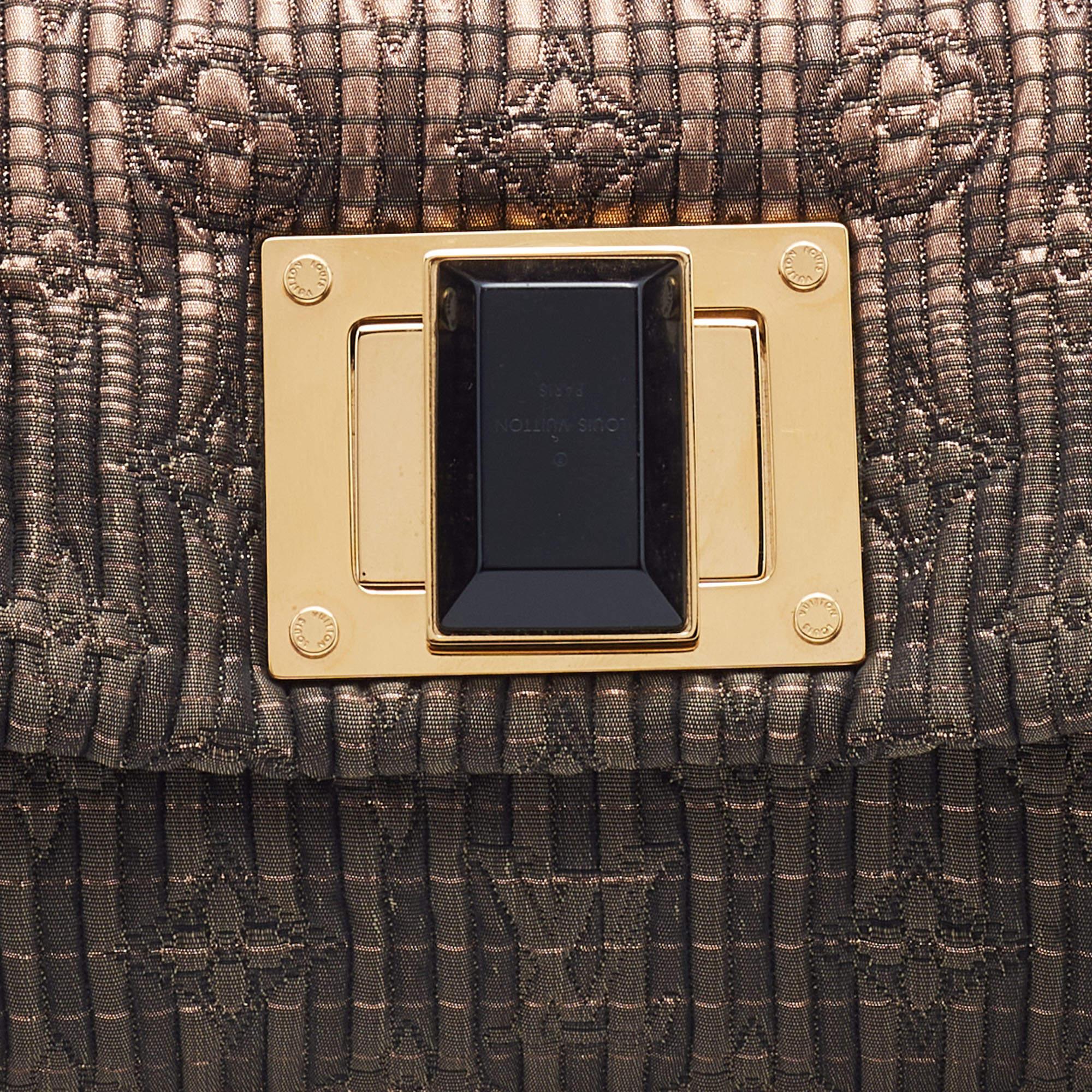 Louis Vuitton Bronze Monogram Jacquard Limited Edition Altair Clutch 3