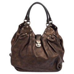 Louis Vuitton Bronze Monogram Mahina Leather L Bag