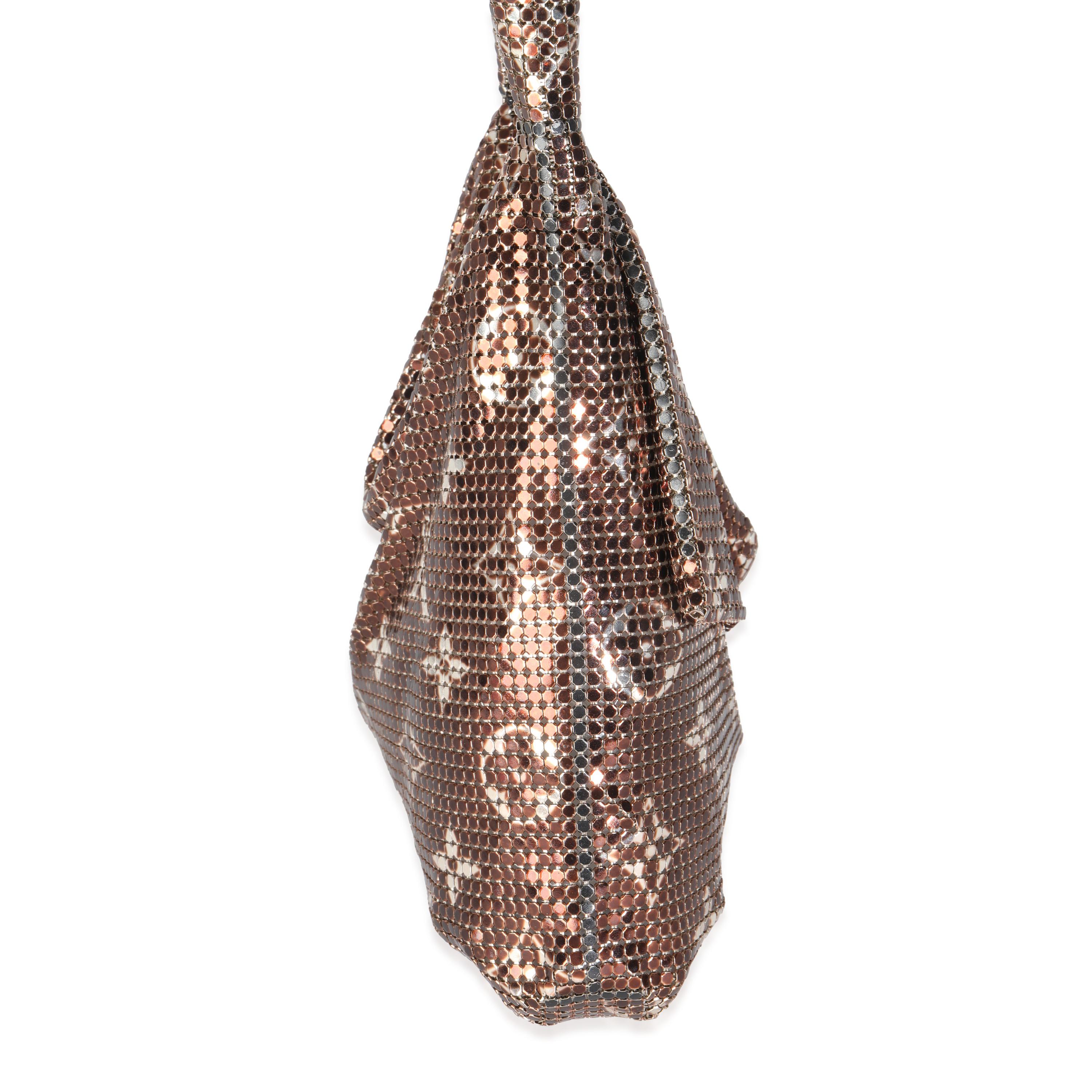 Brown Louis Vuitton Bronze Monogram Mesh Metal Frances For Sale