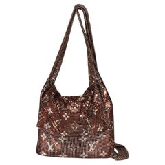 Louis Vuitton Bronze Monogram Mesh Metal Frances