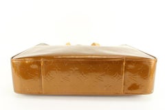 Louis Vuitton Bronze Monogram Vernis Columbus Zip Shoulder Bag 97lk826s