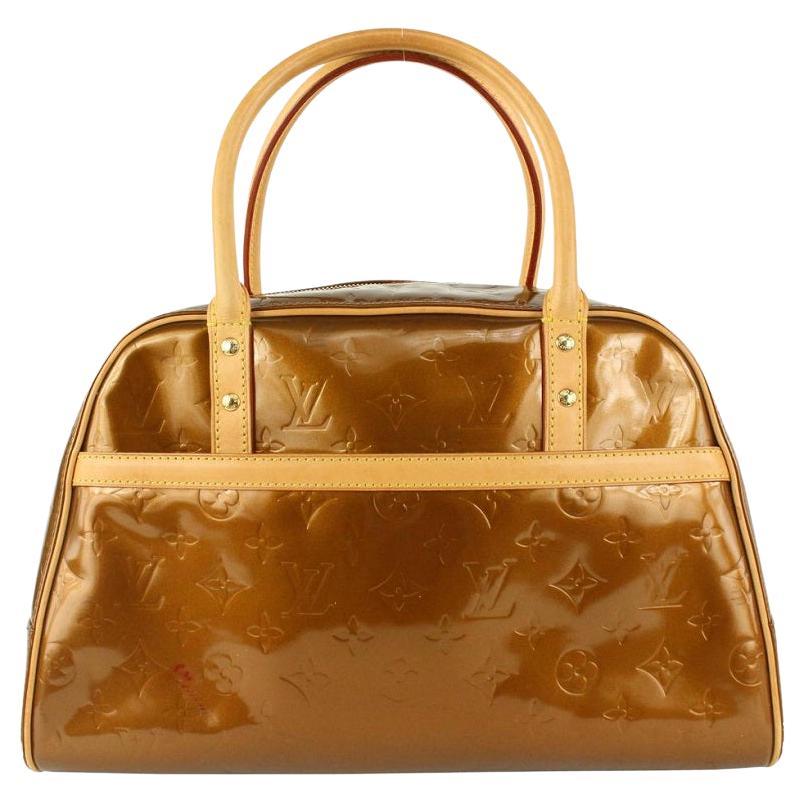 Louis Vuitton Bronze Monogram Vernis Copper Rectangle Bag, Large