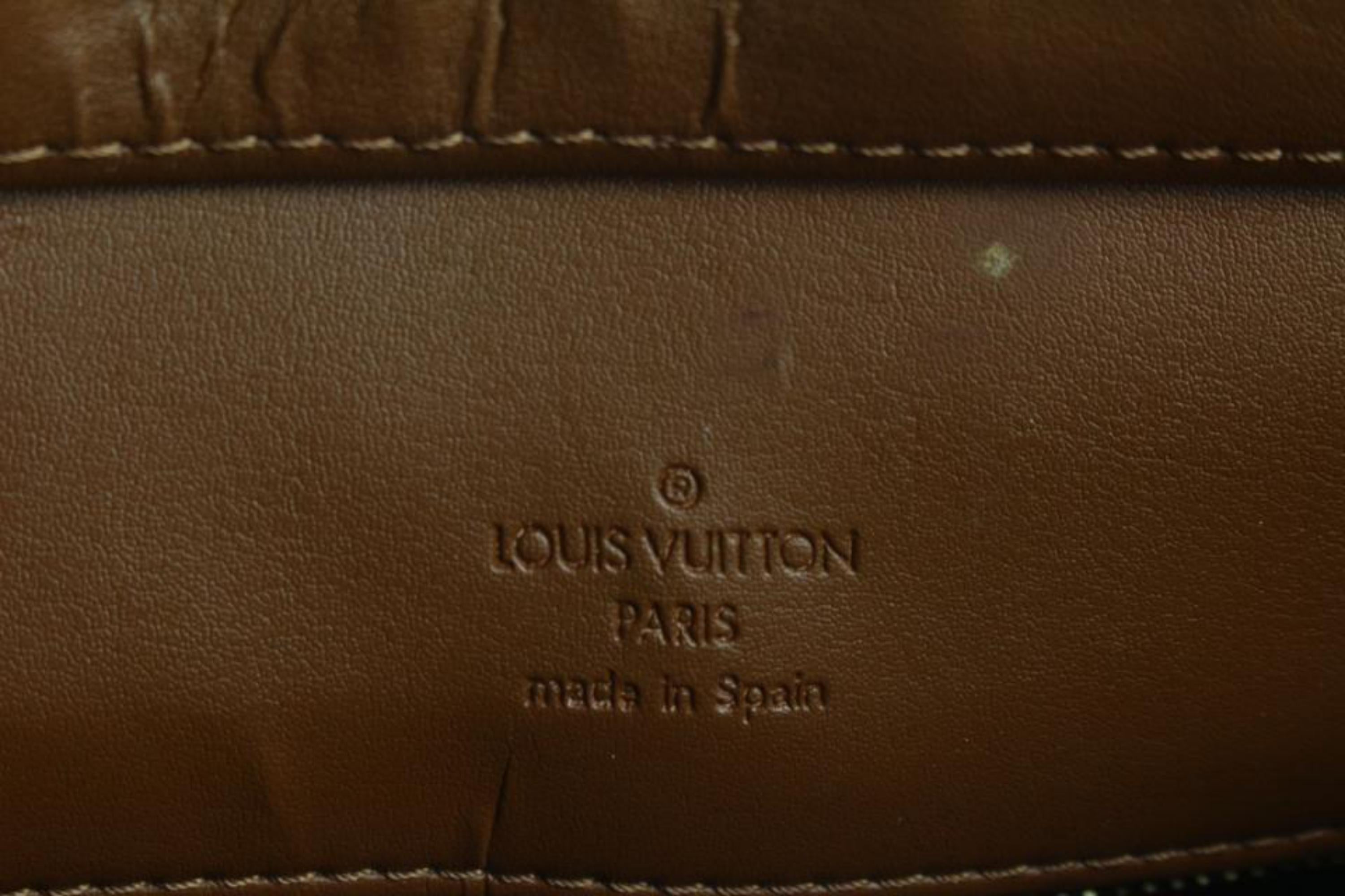Louis Vuitton Bronze Monogram Vernis Houston Zip Tote Bag 112lv11 1