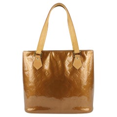 Louis Vuitton Bronze Monogram Vernis Houston Zip Tote Bag 112lv11