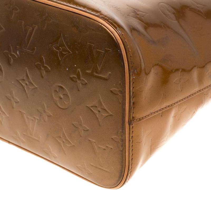 Louis Vuitton Bronze Monogram Vernis Leather Houston Bag 3