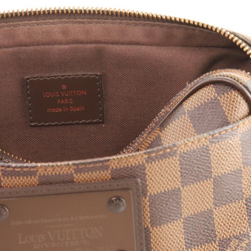 Brown Louis Vuitton Brooklyn Bum Bag Damier