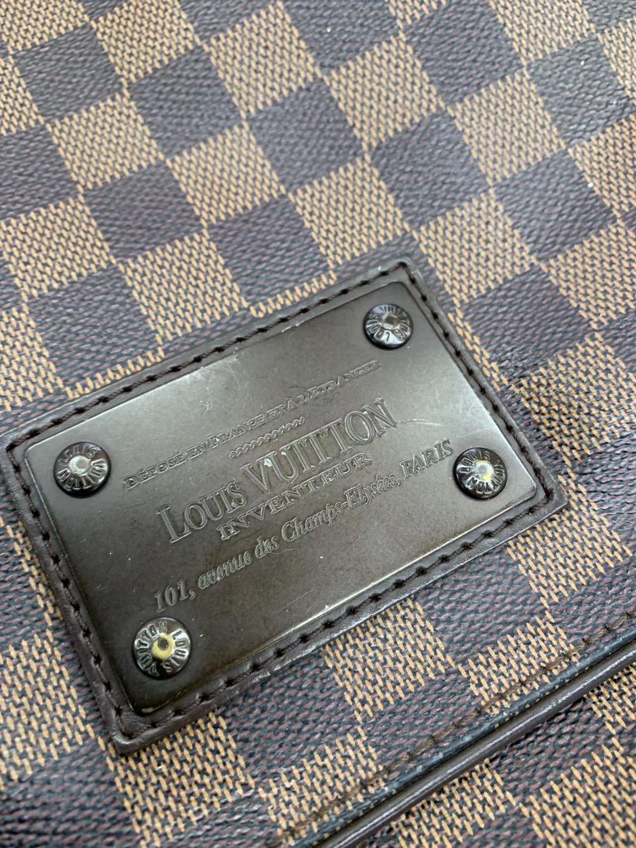Louis Vuitton Brooklyn Messenger Bag Brown Monogram 13