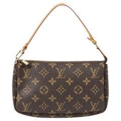 Vintage Louis Vuitton Brown 1997 Classic Monogram Pochette