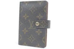 Louis Vuitton Brown 22lk0121 Monogram Mini Agenda Or Card Holder Wallet